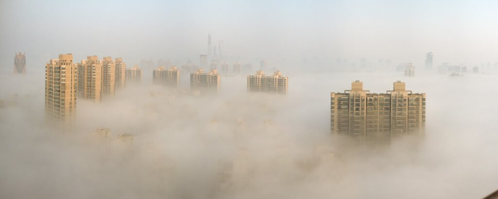 זיהום אוויר בשנגחאי. תצלום: leniners.flickr