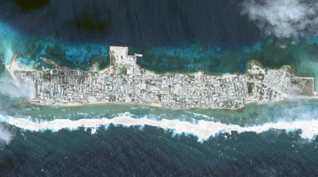 האי אביה שבאיי מרשל. דוגמה טובה לעליית פני הים. תצלום: ויקיפדיה