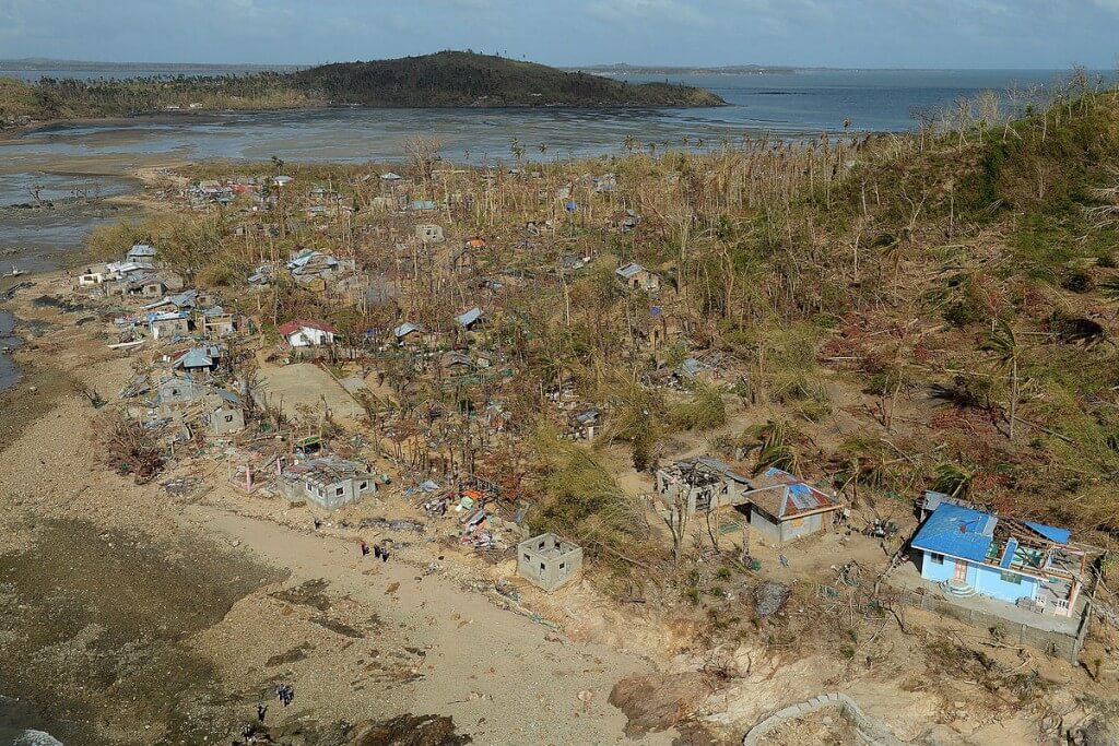 נזקי סופת הטייפון האיאן בפיליפינים, 2013. תצלום: LPHOT Keith Morgan/ MOD