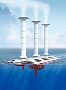 הצעה למתקן שיפזר מי ים בשכבת האטמוספרה על מנת לצנן אותה