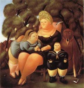 La Familia, Fernando Botero, 1966