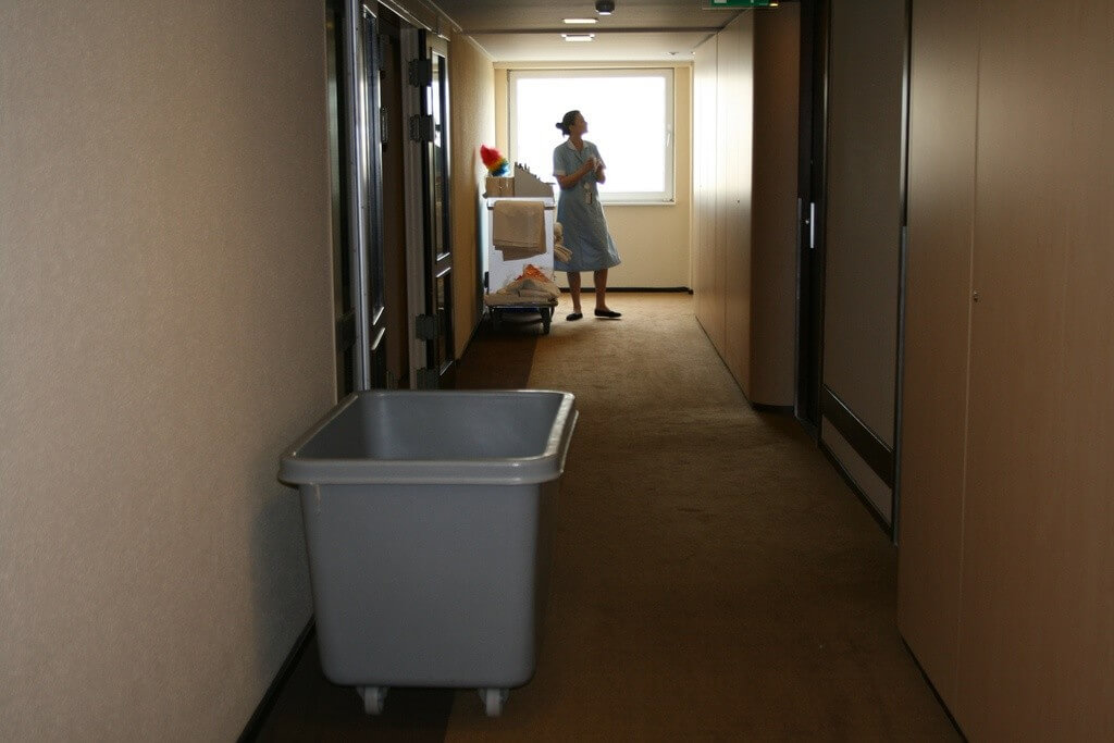 שירותי ניקיון בבתי מלון הם גם שירותי העברת חיידקים מחדר לחדר. תצלום: marcokalmann
