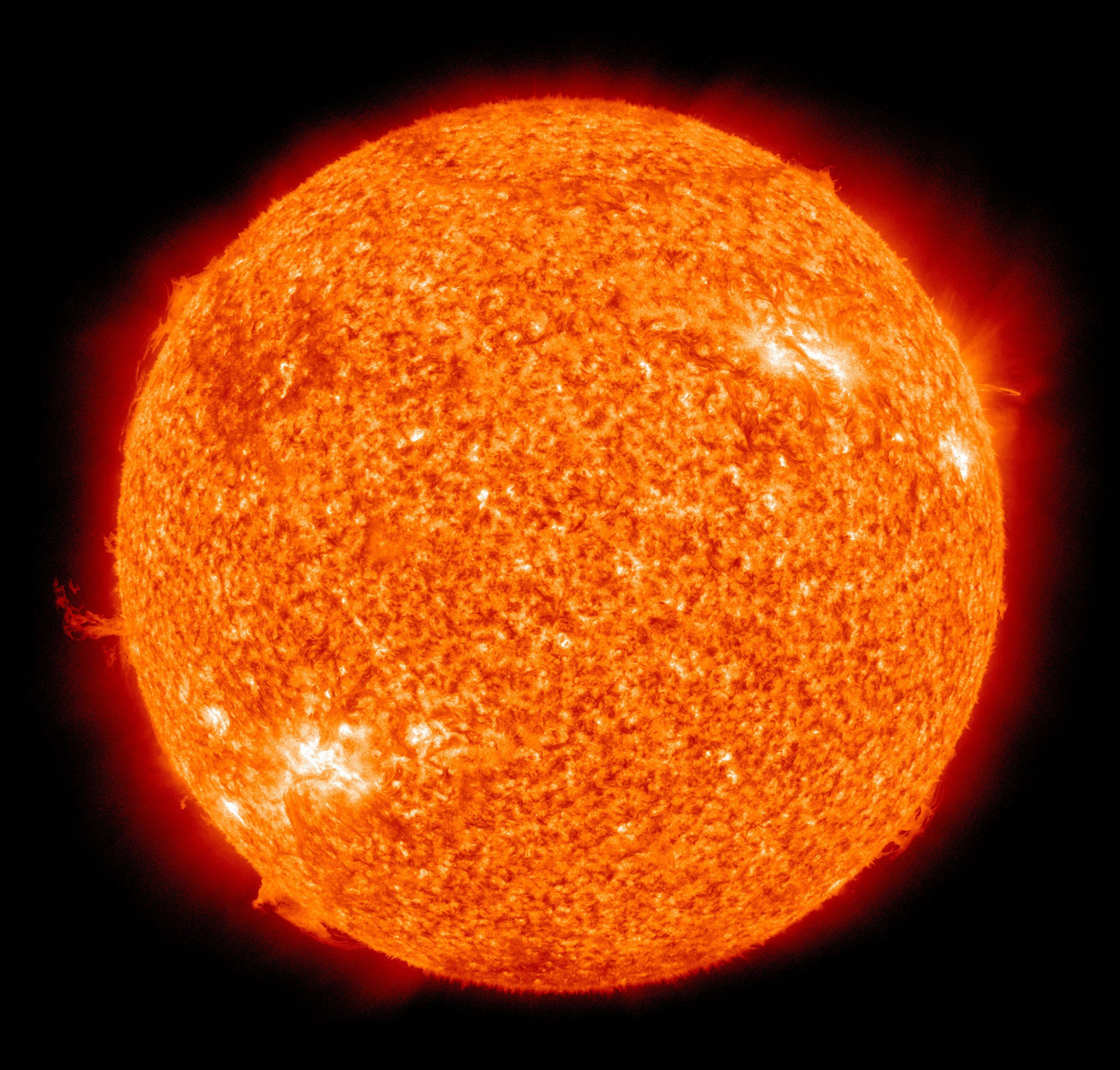 sun, solar flare, space