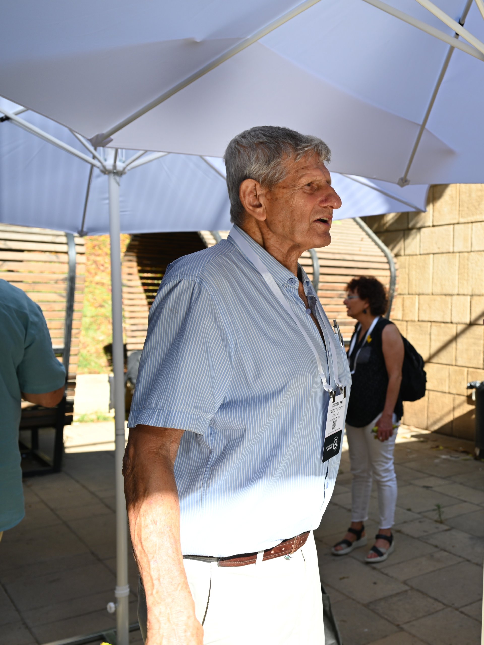 דניאל מורגנשטרן בוועידה השנתית ה-53 למדע ולסביבה. צילום: יובל יוסף