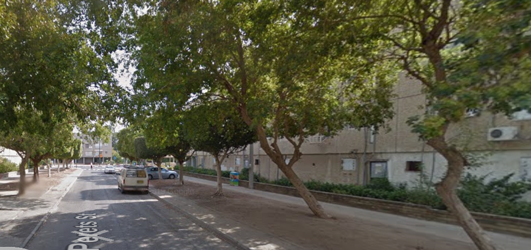רחוב בקרית מוצקין. צילום מתוך גוגל מפות