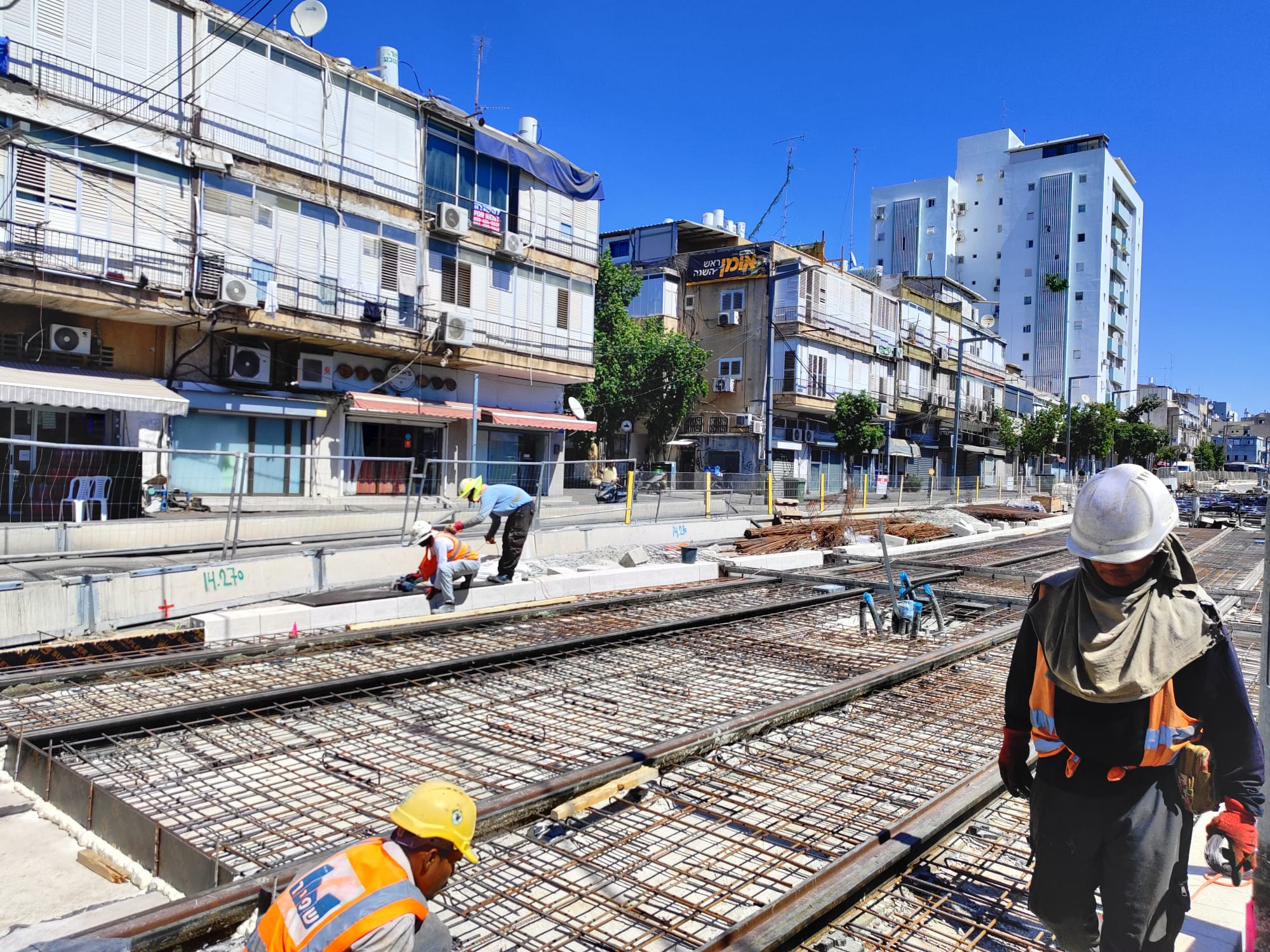 עבודות הרכבת הקלה. תל אביב. ספטמבר 2026. צילום- עדי ויינברגר